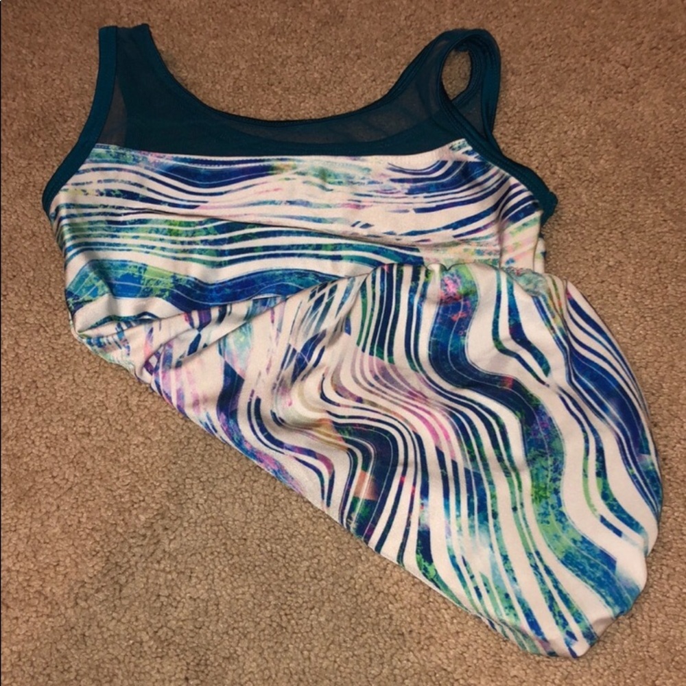 plum gymnastics leotard
